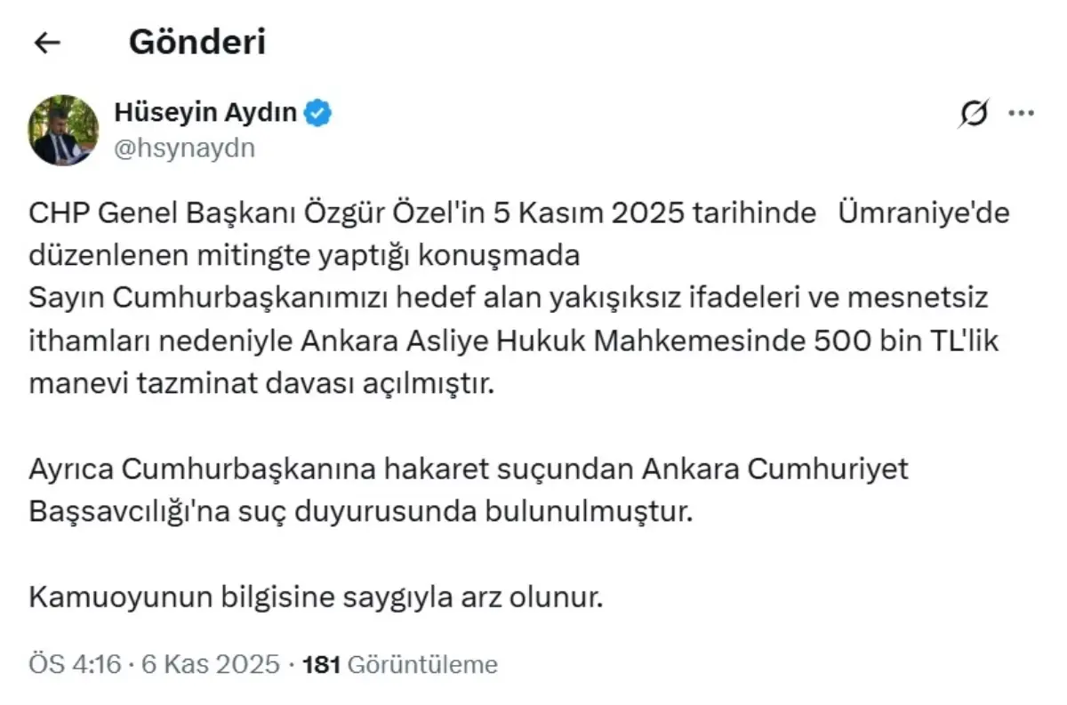 erdogan ozgur ozele 500 bin liralik manevi tazminat davasi acti ZO557jym.jpg