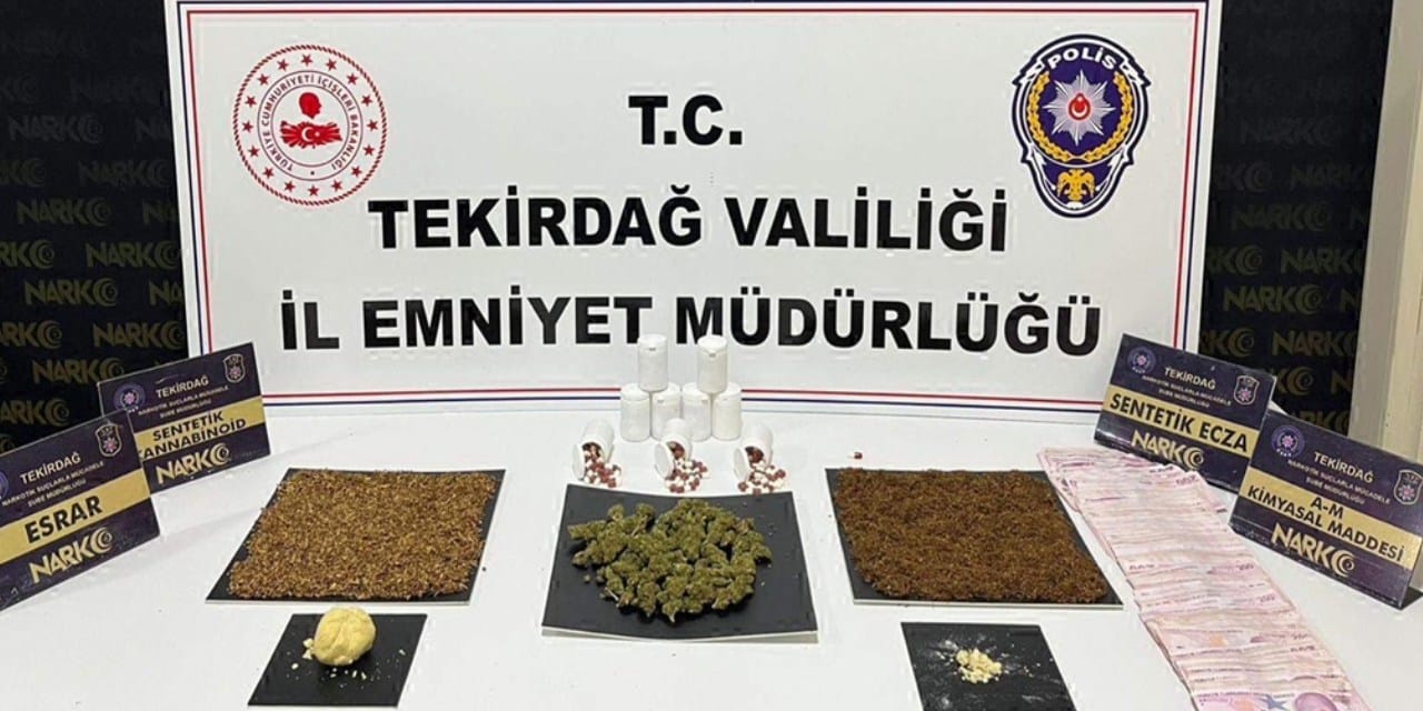Tekirdağ’da Uyuşturucu Ticareti Operasyonu: 10 Kişi Tutuklandı